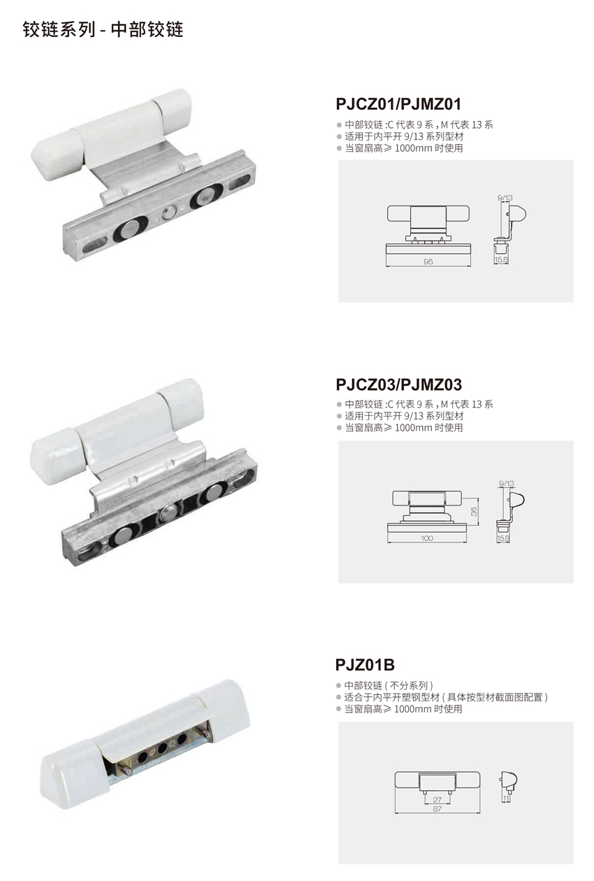 中部鉸鏈 中部鉸鏈